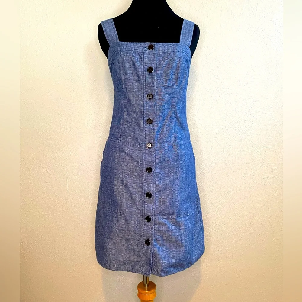 Derek Lam for Design Nation Denim Button Up Dress Size 4 - Picture 2 of 11